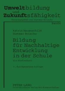 Image for Bildung fuer Nachhaltige Entwicklung in der Schule: Ein Studienbuch