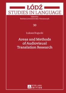 Image for Areas and methods of audiovisual translation research