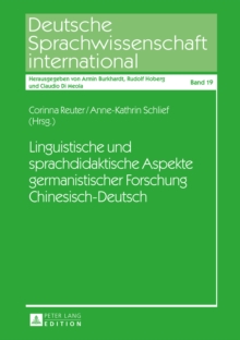 Image for Linguistische und sprachdidaktische Aspekte germanistischer Forschung Chinesisch-Deutsch