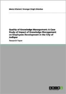 Image for Quality of Knowledge Management