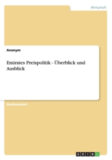 Image for Emirates Preispolitik - UEberblick und Ausblick