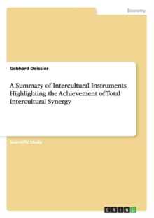Image for A Summary of Intercultural Instruments Highlighting the Achievement of Total Intercultural Synergy