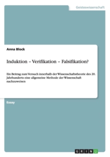 Image for Induktion - Verifikation - Falsifikation?