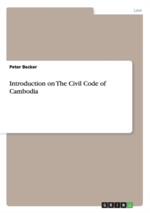 Image for Introduction on The Civil Code of Cambodia
