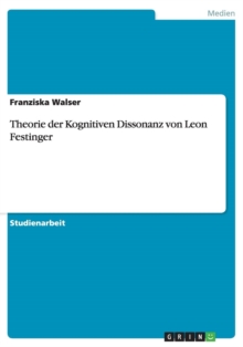 Image for Theorie der Kognitiven Dissonanz von Leon Festinger