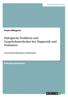 Image for Dialogische Verfahren und Gesprachsmethoden bei Diagnostik und Evaluation