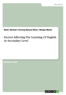 Image for Factors Affecting The Learning Of English At Secondary Level