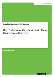 Image for High Performance Carry Select Adder Using Binary Excess Converter