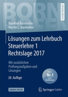 Image for Losungen zum Lehrbuch Steuerlehre 1 Rechtslage 2017