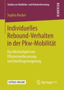 Image for Individuelles Rebound-Verhalten in der Pkw-Mobilitat