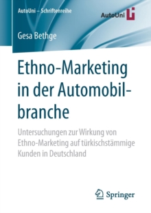 Image for Ethno-Marketing in der Automobilbranche