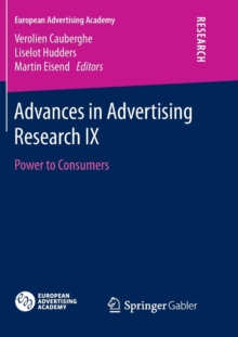Image for Advances in Advertising Research IX