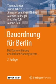 Image for Bauordnung Für Berlin: Mit Kommentierung Des Berliner Planungsrechts