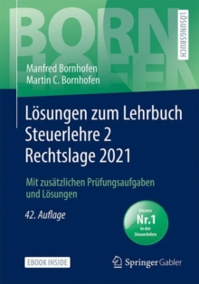 Image for Losungen Zum Lehrbuch Steuerlehre 2 Rechtslage 2021: Mit Zusatzlichen Prufungsaufgaben Und Losungen