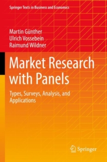 Image for Market research with panels  : types, surveys, analysis, and applications