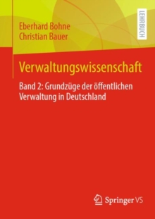 Image for Verwaltungswissenschaft: Band 2: Grundzuge Der Offentlichen Verwaltung in Deutschland