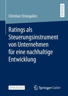 Image for Ratings als Steuerungsinstrument von Unternehmen fur eine nachhaltige Entwicklung