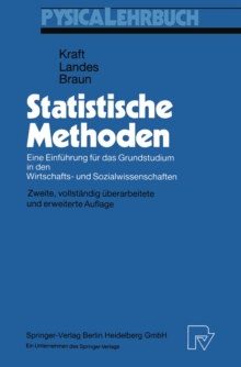 Image for Statistische Methoden: Eine Einfuhrung fur das Grundstudium in den Wirtschafts- und Sozialwissenschaften