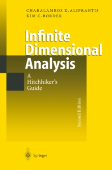 Image for Infinite dimensional analysis: a hitchhiker's guide