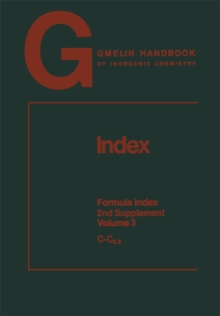 Image for Index: Formula Index