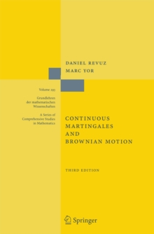 Image for Continuous Martingales and Brownian Motion
