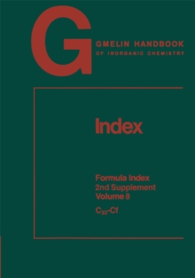 Image for Index: Formula Index 2nd Supplement C33-Cf
