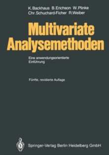 Image for Multivariate Analysemethoden: Eine anwendungsorientierte Einfuhrung