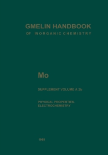 Image for Mo Molybdenum: Physical Properties, Part 2. Electrochemistry