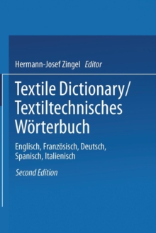 Image for Textile Dictionary / Textiltechnisches Worterbuch