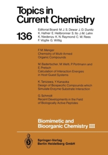 Image for Biomimetic and Bioorganic Chemistry III