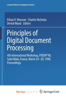 Image for Principles of Digital Document Processing
