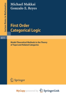 Image for First Order Categorical Logic