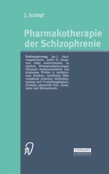 Image for Pharmakotherapie der Schizophrenie