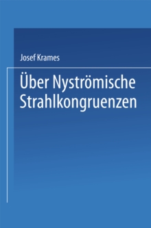 Image for Uber Nystromische Strahlkongruenzen