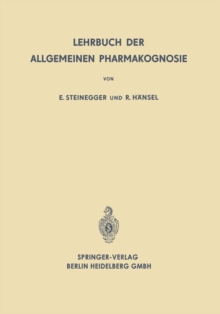 Image for Lehrbuch der Allgemeinen Pharmakognosie