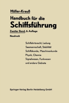 Image for Handbuch fur die Schiffsfuhrung