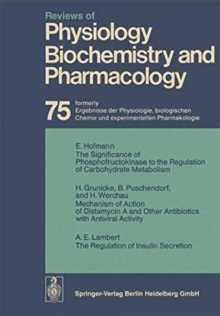 Image for Reviews of Physiology, Biochemistry and Pharmacology : Volume: 75