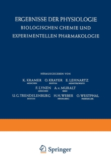 Image for Ergebnisse der Physiologie Biologischen Chemie und Experimentellen Pharmakologie / Reviews of Physiology Biochemistry and Experimental Pharmacology