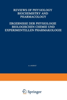 Image for Ergebnisse der Physiologie Biologischen Chemie und Experimentellen Pharmakologie / Reviews of Physiology Biochemistry and Experimental Pharmacology