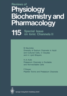 Image for Reviews of Physiology, Biochemistry and Pharmacology : Volume: 115