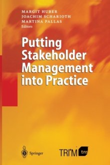 Image for Putting Stakeholder Management into Practice