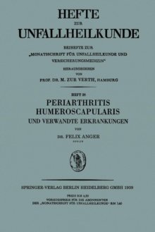 Image for Periarthritis Humeroscapularis und Verwandte Erkrankungen