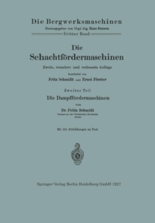 Image for Die Schachtfordermaschinen