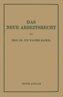 Image for Das Neue Arbeitsrecht