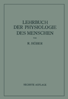 Image for Lehrbuch der Physiologie des Menschen
