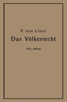 Image for Das Volkerrecht: Systematisch dargestellt