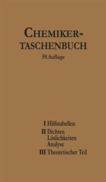 Image for Chemiker-Taschenbuch
