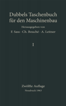Image for Heinrich] Dubbels Taschenbuch fur den Maschinenbau