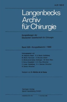 Image for Langenbecks Archiv fur Chirurgie
