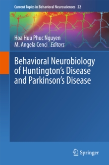 Image for Behavioral Neurobiology of Huntington's Disease and Parkinson's Disease